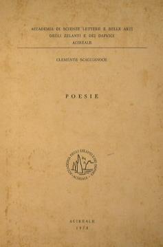 Poesie - Clemente Scaccianoce - copertina