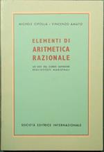 Elementi di aritmetica razionale. Ad uso del corso superiore degl'Istituti magistrali