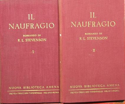 Il naufragio. Romanzo - Robert Louis Stevenson - copertina