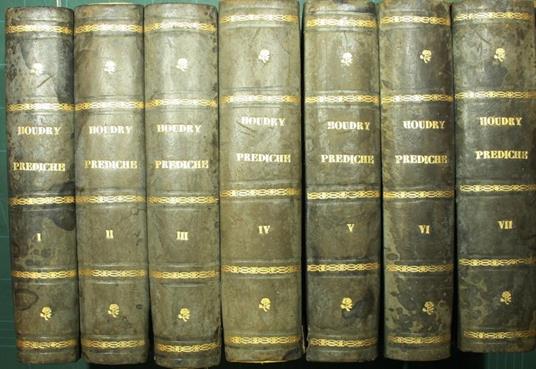 Biblioteca dei predicatori Recata in italiano e continuata dietro la scorta del Lohner, del Montargon, e di quanti altri adunarono materiali predicabili fino ai nostri giorni non che dè più rinomati oratori e scrittori ecclesiastici antichi e modern - Vincenzo Houdry - copertina