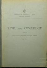 Sunti delle conferenze tenute agli allievi ispettori di nuova nomina nel 1912