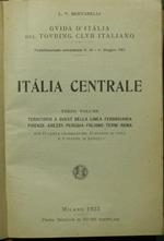 Italia centrale. Vol. III. Territorio a ovest della linea ferroviaria Firenze-Arezzo-Perugia-Foligno-Terni-Roma