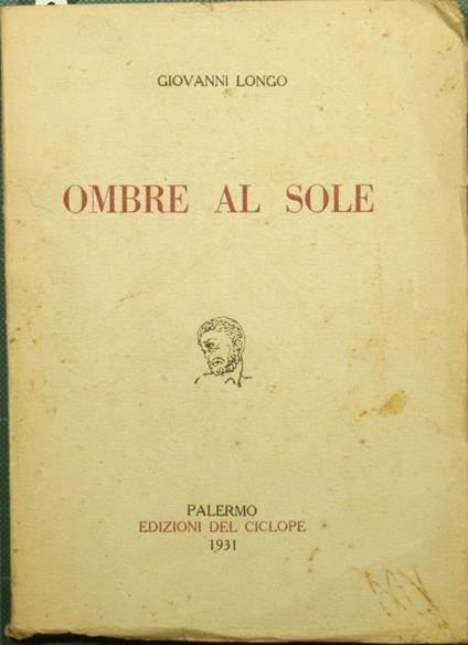 Ombre al sole - Giovanni Longo - copertina