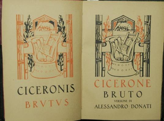 Bruto - M. Tullio Cicerone - copertina