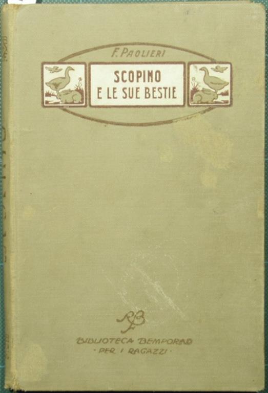 Scopino e le sue bestie - Ferdinando Paolieri - copertina