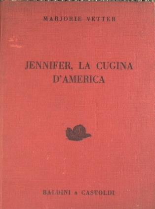 Jennifer, la cugina d'America - Marjorie Vetter - copertina