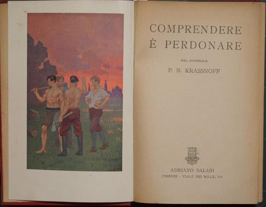 Comprendere è perdonare - P. N. Krassnoff - copertina