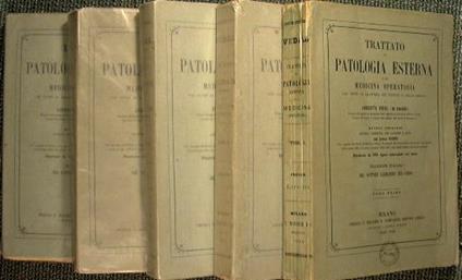 Trattato di patologia Esterna e di Medicina Operatoria - Augusto Vidal - copertina