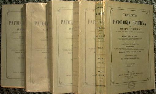 Trattato di patologia Esterna e di Medicina Operatoria - Augusto Vidal - copertina
