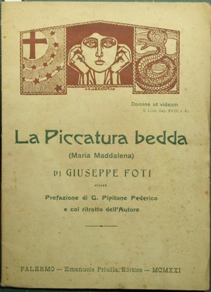 La piccatura bedda - Giuseppe Foti - copertina