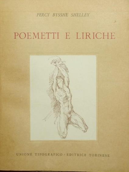 Poemetti e liriche - Percy Bysshe Shelley - copertina