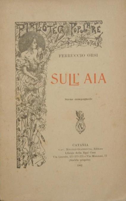 Sull'aia. Scene campagnole - Ferruccio Orsi - copertina