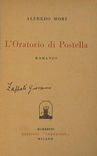 L' oratorio di Postella - Alfredo Mori - copertina