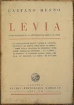 Levia. Studi e profili su la letteratura greca e latina