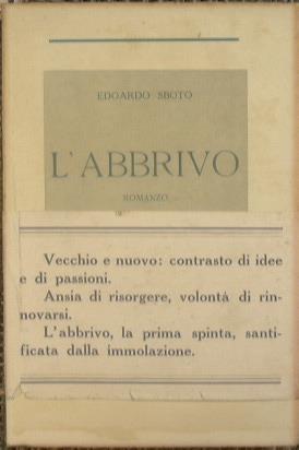 L' abbrivo - Edoardo Sboto - copertina