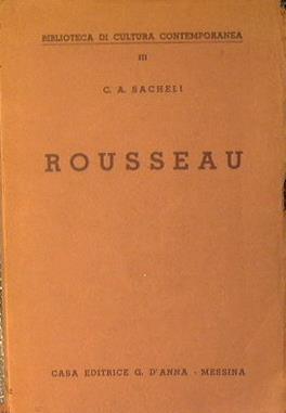 Rousseau - C. A. Sacheli - copertina