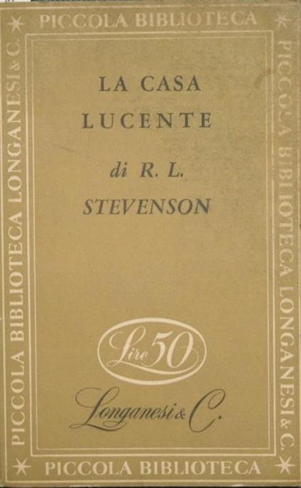 La casa lucente - Robert Louis Stevenson - copertina