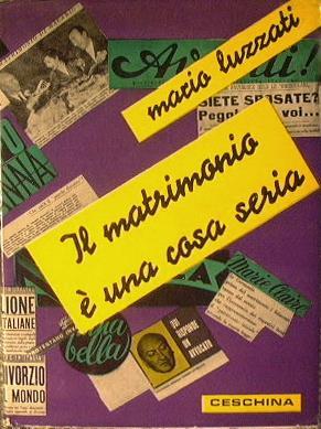 Il matrimonio è una cosa seria - Mario Luzzati - copertina
