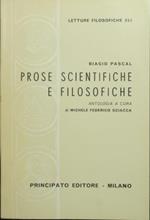Prose scientifiche e filosofiche