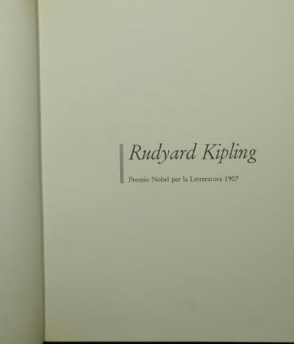 La luce che si spense. Racconti - Rudyard Kipling - copertina