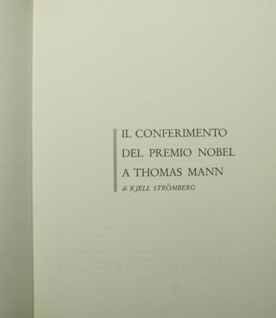 Racconti - Thomas Mann - copertina