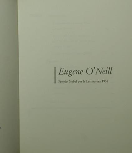 Drammi - Eugene O'Neill - copertina