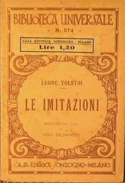Le imitazioni - Lev Tolstoj - copertina