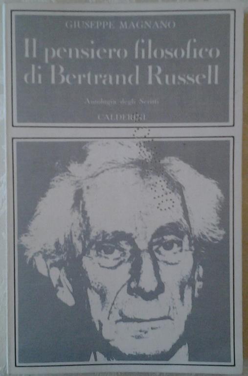Il pensiero filosofico di bertrand russell - copertina