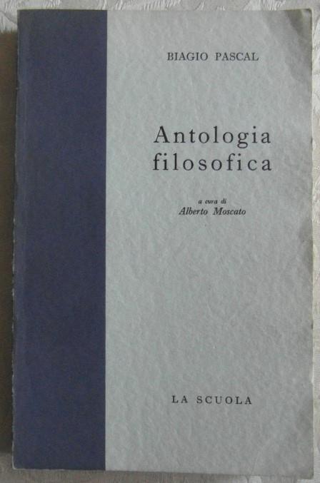 antologia filosofica - Blaise Pascal - copertina