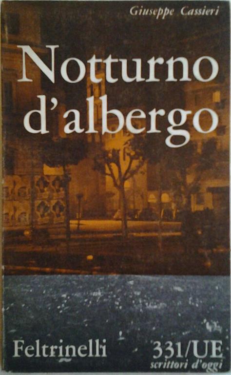 Notturno d'albergo - Giuseppe Cassieri - copertina