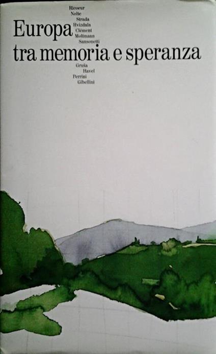 Europa tra memoria e speranza - copertina