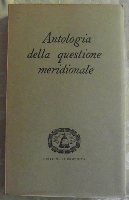 Antologia della questione meridionale - copertina
