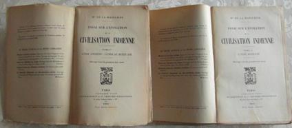 Essai sur l'evolution de la civilisation indienne - Antoine de la Mazeliére - copertina