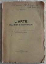 L' arte nella mente di giuseppe mazzini. Conferenza tenuta il 18 giugno 1905 nell'aula magna dell'università di genova