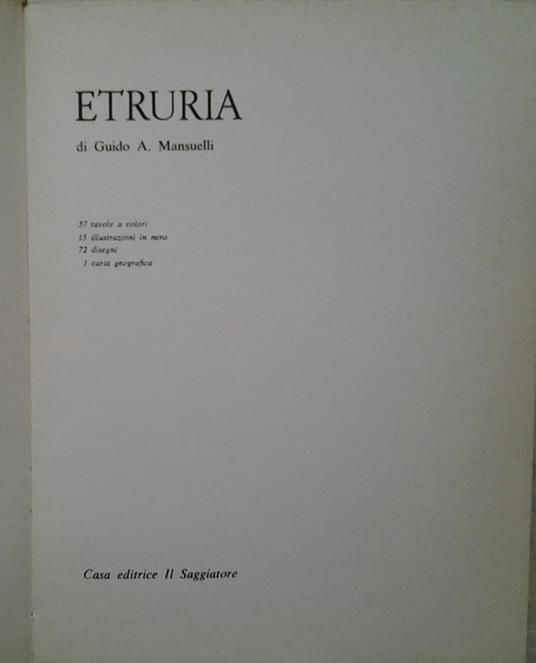 Etruria - Guido Mansuelli - copertina