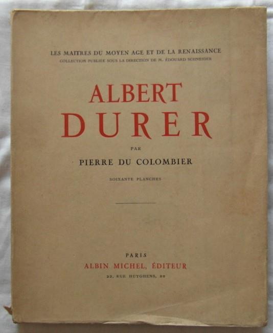 Albert Durer - Pierre du Colombier - copertina