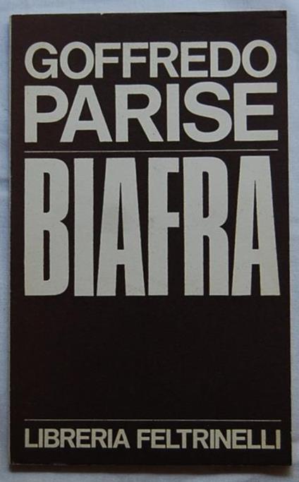Biafra - Goffredo Parise - copertina