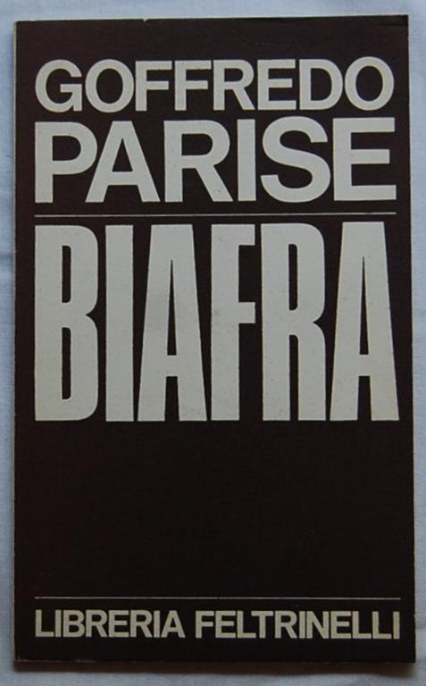 Biafra - Goffredo Parise - copertina