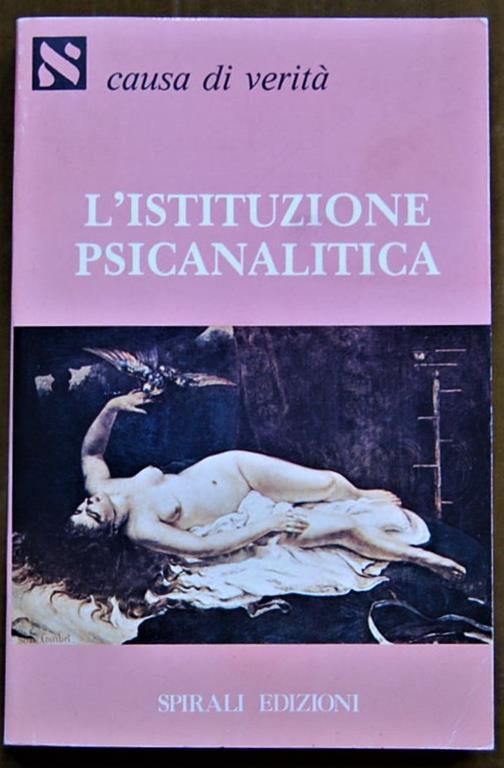 L' Stituzione Psicanalitica - copertina