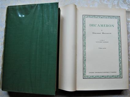 Decameron - Giovanni Boccaccio - copertina