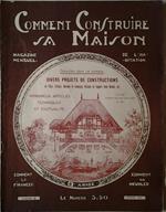 Comment Construire Sa Maison. Magazine Mensuel De L'Habitation. Janvier 1931. N. 72