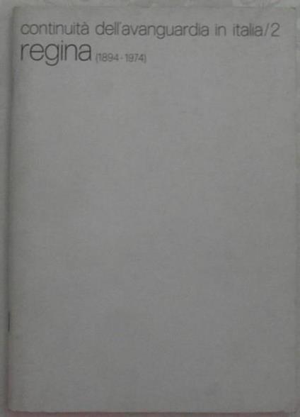 Regina (1894-1974 ) - copertina