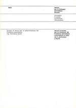Alcune proposte per la soluzione del problema dell'edilizia universitaria in Italia ed in particolare a Roma. Ises