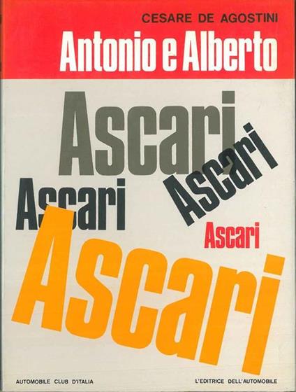Antonio e Alberto Ascari - Cesare De Agostini - copertina