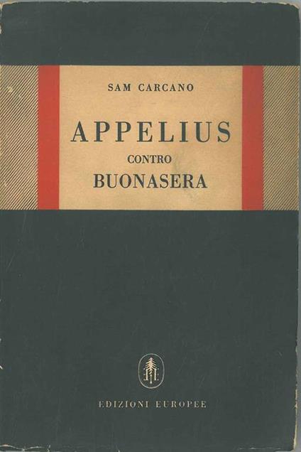 Appelius contro Buonasera - Sam Carcano - copertina