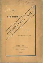 Armonie dell'anima Prefazione di P. Fanfani. Copia autografata