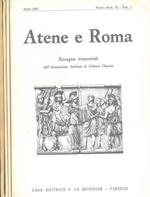 Atene e Roma. Rassegna trimestrale dell'Associazione Italiana di Cultura Classica. anno 1966, nuova serie xi, annata completa