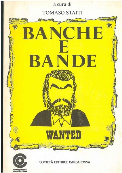 Banche e bande - Tomaso Staiti - copertina
