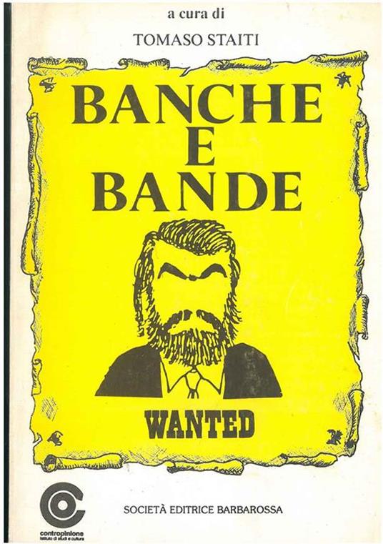 Banche e bande - Tomaso Staiti - copertina