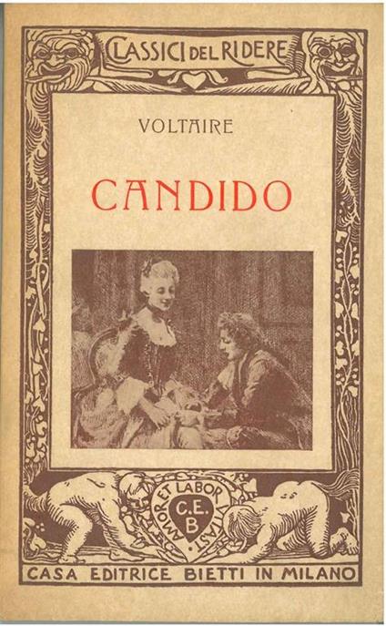 Candido Prefazione e traduzione di R. Palmarocchi - Voltaire - copertina